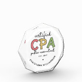Gepersonaliseerde CPA Certified Public Accountant- Fotoblokken (Links)