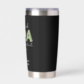 Gepersonaliseerde CPA Certified Public Accountant- Geïsoleerde Drinkbeker (Achterkant)