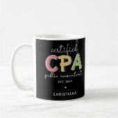 Gepersonaliseerde CPA Certified Public Accountant- Koffiemok (Links)