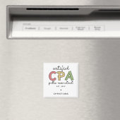 Gepersonaliseerde CPA Certified Public Accountant- Magneet (Insitu (Vaatwasser))