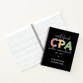 Gepersonaliseerde CPA Certified Public Accountant  Notitieboek (Binnen)