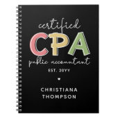 Gepersonaliseerde CPA Certified Public Accountant  Notitieboek (Voorkant)