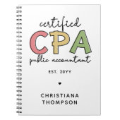 Gepersonaliseerde CPA Certified Public Accountant- Notitieboek (Voorkant)