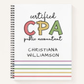 Gepersonaliseerde CPA Certified Public Accountant- Notitieboek (Voorkant)