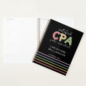 Gepersonaliseerde CPA Certified Public Accountant Planner (Display)