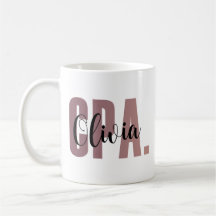 Gepersonaliseerde CPA Gift, Accountant, CPA Cadeau