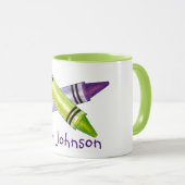 Gepersonaliseerde Crayons Kunstleraar artistieke M Mok (Voorkant rechts)