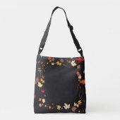 Gepersonaliseerde "Crazy for Herfst" Cross Body Ba Crossbody Tas (Achterkant)