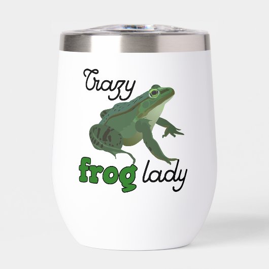 Gepersonaliseerde Crazy Frog Lady Kikker Liefhebbe (Voorkant)