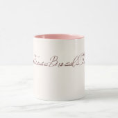 Gepersonaliseerde Creative Brain Mok - Roze Binnen (Midden)