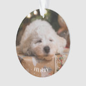 Gepersonaliseerde Creëer Uw eigen foto Ornament (voorkant)