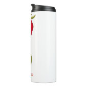 Gepersonaliseerde Creepy Apple Monster Kinder Thermosbeker (Geroteerd rechts)