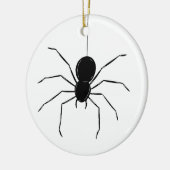 Gepersonaliseerde Creepy Spider Halloween Tree Orn Keramisch Ornament (Links)