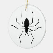 Gepersonaliseerde Creepy Spider Halloween Tree Orn Keramisch Ornament (Links)