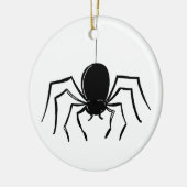 Gepersonaliseerde Creepy Spider Halloween Tree Orn Keramisch Ornament (Links)