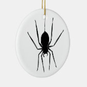 Gepersonaliseerde Creepy Spider Halloween Tree Orn Keramisch Ornament (Rechts)