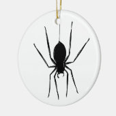 Gepersonaliseerde Creepy Spider Halloween Tree Orn Keramisch Ornament (Links)