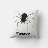 Gepersonaliseerde Creepy Spiders Halloween Cushion Kussen (Achterkant)