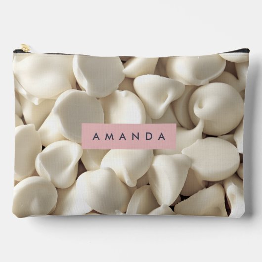 Gepersonaliseerde Crème Witte Chocolade Snoepjes Etui (Voorkant)