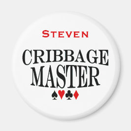 Gepersonaliseerde Cribbage meester Magneet