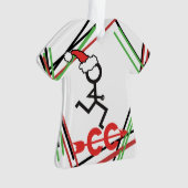 Gepersonaliseerde cross-country Kerstloopner © Ornament (voorkant)