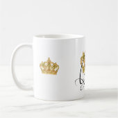 Gepersonaliseerde Crown Queen Ma Coffee Mok (Links)