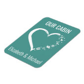Gepersonaliseerde Cruise Deur Hart Geliefde Magneet (Linkerzijde)