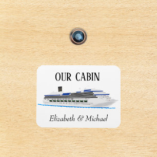 Gepersonaliseerde Cruise Deur Schip Onze Hut Magneet