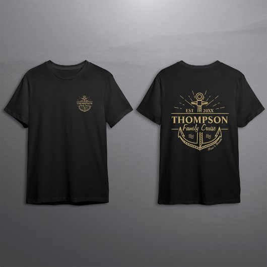 Gepersonaliseerde Cruise Squad Familie Matching Gr T-shirt