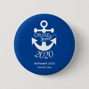 Gepersonaliseerde Cruise Squad Groepsfamilie Reis Ronde Button 5,7 Cm
