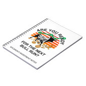 Gepersonaliseerde CRYPTO BULL RUN Bitcoin Notitieboek (Linkerzijde)