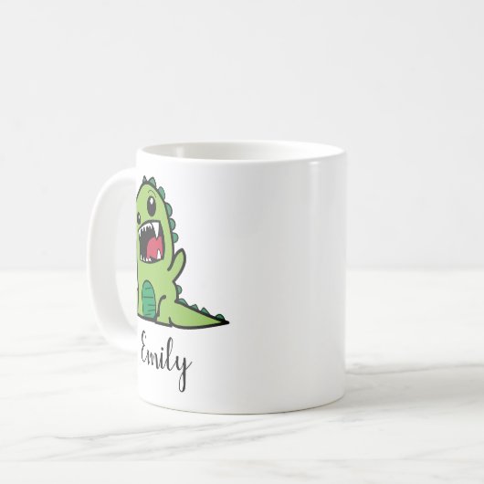 Gepersonaliseerde cup, Mok, Gepersonaliseerde kind Koffiemok (Voorkant links)