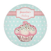 Gepersonaliseerde Cupcake Keuken Snijplank Gift (Voorkant)