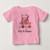 Gepersonaliseerde Cupcakes 2e verjaardag (Voorkant)