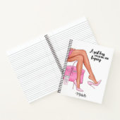 Gepersonaliseerde Custom Boss Lady Journal Notitie Notitieboek (Binnen)