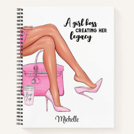 Gepersonaliseerde Custom Boss Lady Journal Notitie Notitieboek