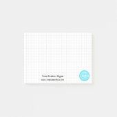 Gepersonaliseerde Custom Business Company Logo Kan Post-it® Notes (Voorkant)