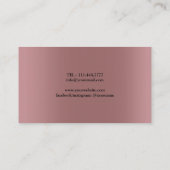 Gepersonaliseerde Custom Chef Kitchen Restaurant Visitekaartje (Achterkant)