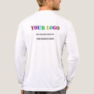 Gepersonaliseerde Custom Company Logo en Tekstzake Tri-Blend Shirt