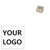 Gepersonaliseerde Custom Company Logo Rubber Stamp Rubberstempel (Gestempeld)