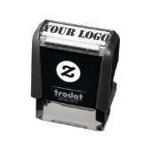 Gepersonaliseerde Custom Company Logo Stamp Sjablo Zelfinktende Stempel (Product)