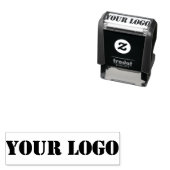Gepersonaliseerde Custom Company Logo Stamp Sjablo Zelfinktende Stempel (In situ)