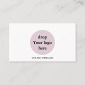 Gepersonaliseerde Custom Corporate QR Code Logo Visitekaartje (Voorkant)