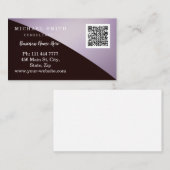 Gepersonaliseerde Custom Corporate QR Code Logo Visitekaartje (Voorkant / Achterkant)