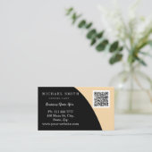 Gepersonaliseerde Custom Corporate QR Code Logo Visitekaartje (Staand voorkant)