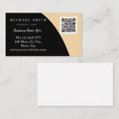 Gepersonaliseerde Custom Corporate QR Code Logo Visitekaartje (Voorkant / Achterkant)
