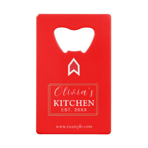 Gepersonaliseerde Custom Credit Kaart Bottle Opene Creditkaart Flessenopener