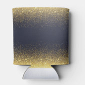 Gepersonaliseerde Custom Gold Glitter | KOELBOX Blikjeskoeler (Achterkant)