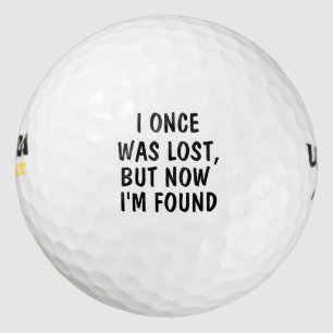Gepersonaliseerde custom groomsman Ik was ooit ver Golfballen