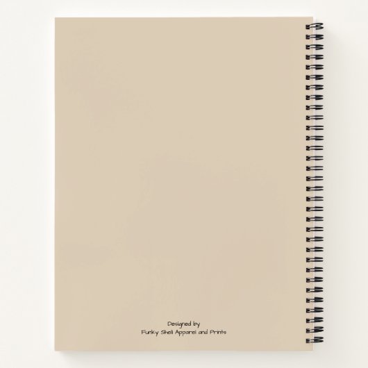 Gepersonaliseerde Custom Hondenliefhebber cadeau p Notitieboek (Achterkant)